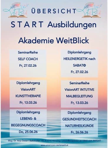 START Ausbildungen Akademie WeitBlick Übersicht