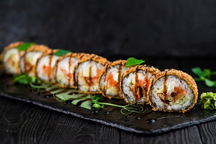 Aomi blue water - Sushi Sundowner im Badehaus