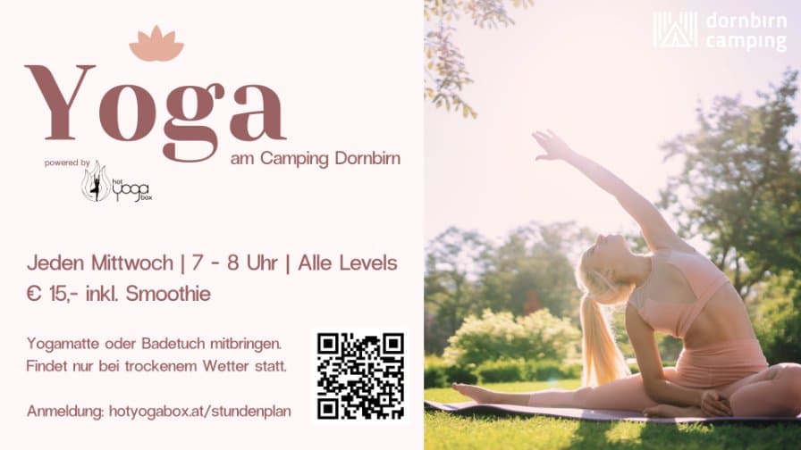 Yoga am Camping Dornbirn